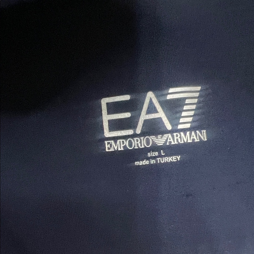 Women’s Emporio Armani Navy Sports Bra Large - Picture 2 of 10